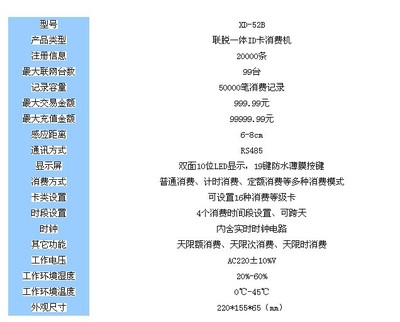 科密XD-52B消費(fèi)機(jī) 智能食堂管理的利器——來自寧波博安信息技術(shù)供應(yīng)商